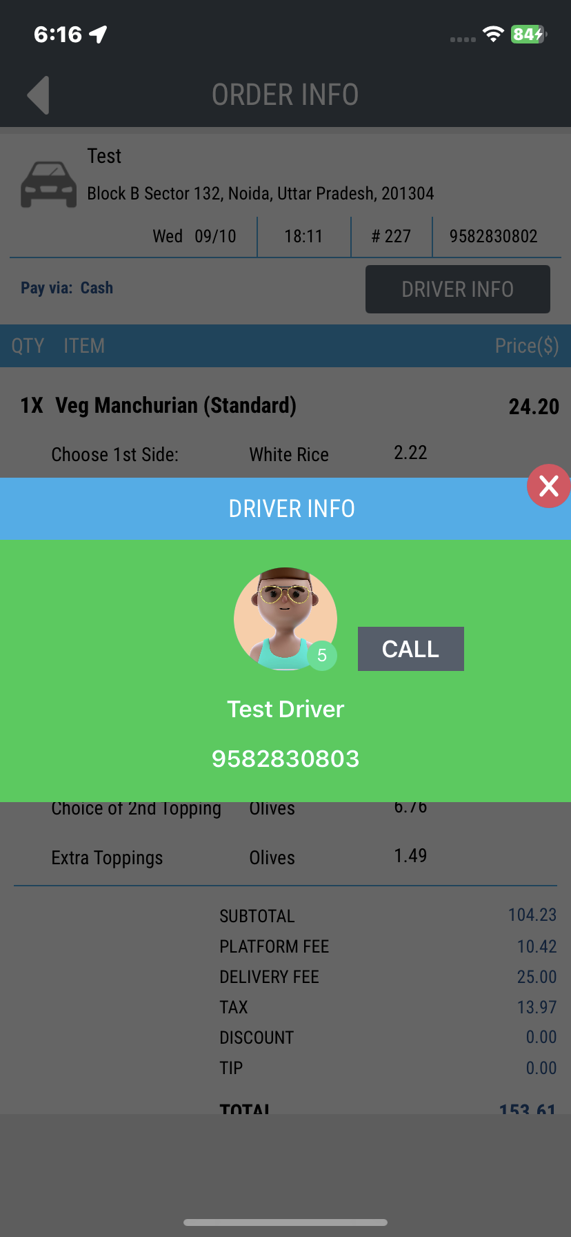 Restaurant app – reviews and ratings manager